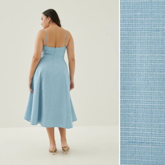 Love Bonito Arla Padded Tweed Fit & Flare Midi Dress - Picture 7 of 12